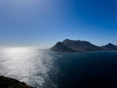 Table Dağı 'ndan Hout Körfezi' ne, Masa Dağı Ulusal Parkı, Cape Town, Batı Burnu, Güney Afrika