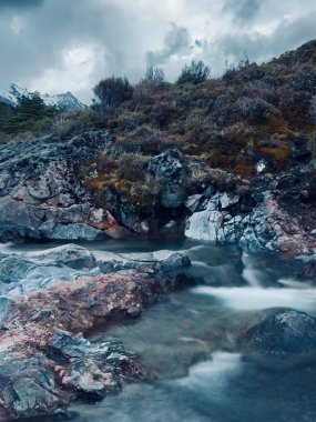 beautiful landscape in the mountains, Mt Ruapehu, Tongariro National Park, New Zealand clipart