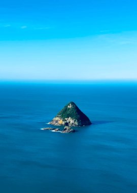 Güzel bir sahil manzarası, Taranaki, Yeni Zelanda