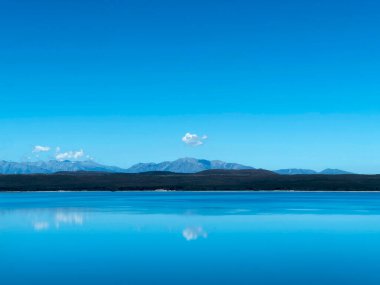 Pukaki Gölü, Cook Dağı Ulusal Parkı, Güney Adası, Yeni Zelanda