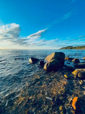 Denizin üzerinde güzel bir gün batımı, 1770, Queensland, Avustralya 