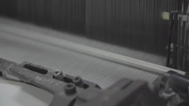 自动化机制产生织物 — 图库视频影像
