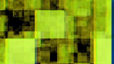 Arıza ve gürültü hasarlı. Yüksek hızlı döngü ile çok renkli arkaplan hatası