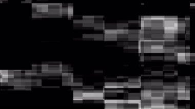 Agresif gürültü bozukluğuyla arıza geçiş efekti. Analog TV ses arızaları örtüşüyor