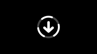 Göstergeler, UI ögeleri veya hareket grafikleri yüklemek için dönen bir daire içinde okun canlandırılması