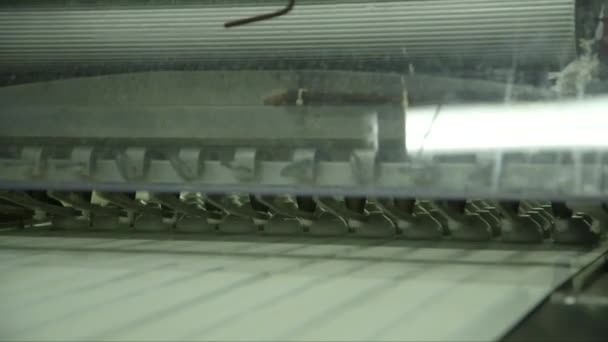 Статичний Середній Знімок Машини Стискання Зефіру Цукерці — стокове відео