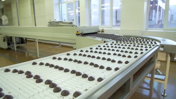 Κουκλίτσα Αργή Κίνηση Ευρύ Πλάνο Των Ολοκληρωμένων Marshmallows Σοκολάτα Κάνοντας — Αρχείο Βίντεο