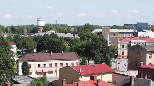 View Old Town Cesis — Stock Video