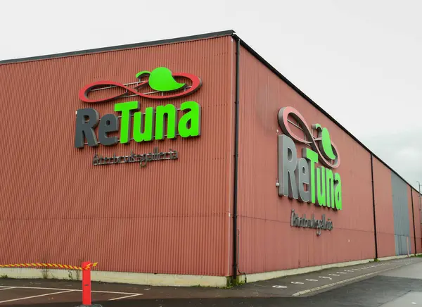 İsveç 'in Eskilstuna kentindeki Retuna geri dönüşüm tesisi