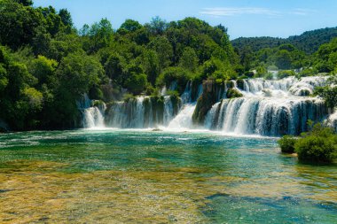Skradinski Buk. Krka Ulusal Parkı, Hırvatistan