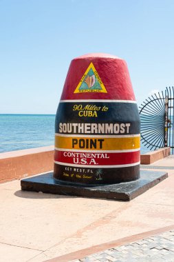 Key West, Florida, ABD. 20 Mayıs 2019. Güney Amerika kıtasının en önemli noktasıdır. Küba 'ya 90 mil