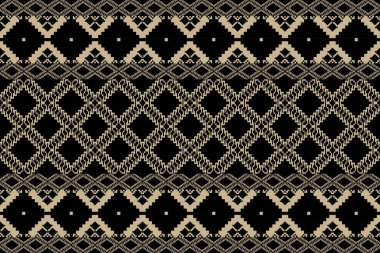 Navajo kabile vektörünün kusursuz şekli. Yerli Amerikan süsü. Etnik güney batı dekoru tarzı. Boho geometrik süs. Vektör kusursuz desen. Meksika battaniyesi, halı. Örülmüş halı illüstrasyonu.