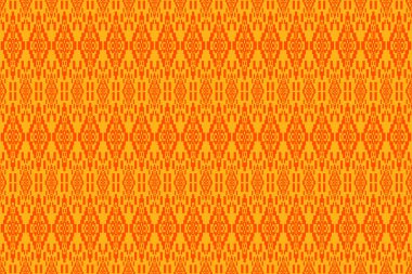 Navajo kabile vektörünün kusursuz şekli. Yerli Amerikan süsü. Etnik güney batı dekoru tarzı. Boho geometrik süs. Piksel pürüzsüz desen. Meksika battaniyesi, halı. Örülmüş halı illüstrasyonu.