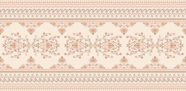 Afrika boho desenli desenli desenli Ikat desenli işlemeli motifler. Etnik faks çiçekli Hint deseni Ikat desenli Etnik desen. Sınır Hindistanı çiçekli Aztek nakış desenleri..
