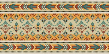 Motif Afrika etnik el yapımı güzel Ikat sanatı. Afrika Ikat etnik kabilesi, boho renksiz duvar kağıdı. Etnik tropikal desenlerde hayvan baskısı. Afrika boho desenli çiçek desenli Ikat motifleri..