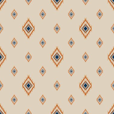 Afrika desenli desenli desenli desenli çiçek desenli işlemeli kumaş. Etnik faks çiçekli Hint deseni Ikat desenli Etnik desen. Damask Kızılderili çiçekli Aztek nakış desenleri..