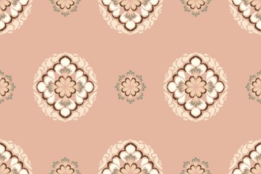 Afrika boho desenli desenli desenli Ikat desenli işlemeli motifler. Etnik faks çiçekli Hint deseni Ikat desenli Etnik desen. Sınır Hindistanı çiçekli Aztek nakış desenleri..