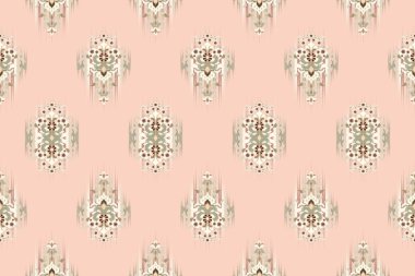 Afrika boho desenli desenli desenli Ikat desenli işlemeli motifler. Etnik faks çiçekli Hint deseni Ikat desenli Etnik desen. Sınır Hindistanı çiçekli Aztek nakış desenleri..