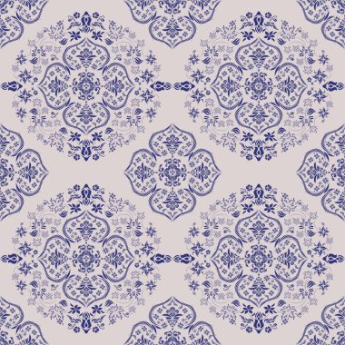 Afrika boho desenli desenli desenli Ikat desenli işlemeli motifler. Etnik faks çiçekli Hint deseni Ikat desenli Etnik desen. Sınır Hindistanı çiçekli Aztek nakış desenleri..