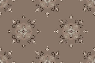 Afrika boho desenli desenli desenli Ikat desenli işlemeli motifler. Etnik faks çiçekli Hint deseni Ikat desenli Etnik desen. Sınır Hindistanı çiçekli Aztek nakış desenleri..