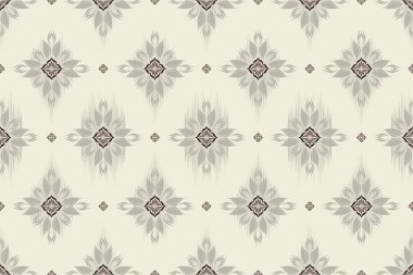 Afrika boho desenli desenli desenli Ikat desenli işlemeli motifler. Etnik faks çiçekli Hint deseni Ikat desenli Etnik desen. Sınır Hindistanı çiçekli Aztek nakış desenleri..