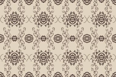Afrika boho desenli desenli desenli Ikat desenli işlemeli motifler. Etnik faks çiçekli Hint deseni Ikat desenli Etnik desen. Sınır Hindistanı çiçekli Aztek nakış desenleri..