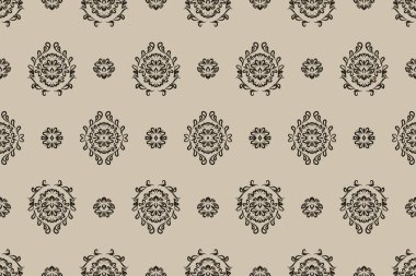 Afrika boho desenli desenli desenli Ikat desenli işlemeli motifler. Etnik faks çiçekli Hint deseni Ikat desenli Etnik desen. Sınır Hindistanı çiçekli Aztek nakış desenleri..
