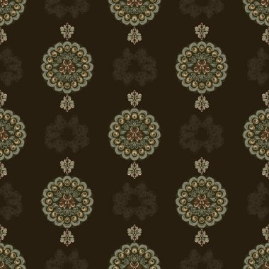 Afrika boho desenli desenli desenli Ikat desenli işlemeli motifler. Etnik faks çiçekli Hint deseni Ikat desenli Etnik desen. Sınır Hindistanı çiçekli Aztek nakış desenleri..