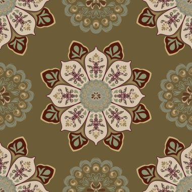 Afrika boho desenli desenli desenli Ikat desenli işlemeli motifler. Etnik faks çiçekli Hint deseni Ikat desenli Etnik desen. Sınır Hindistanı çiçekli Aztek nakış desenleri..