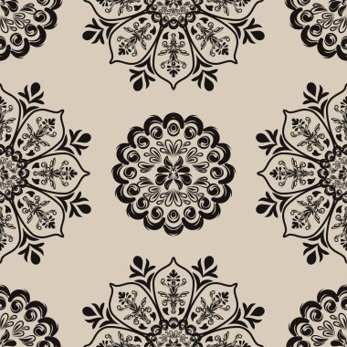 Afrika boho desenli desenli desenli Ikat desenli işlemeli motifler. Etnik faks çiçekli Hint deseni Ikat desenli Etnik desen. Sınır Hindistanı çiçekli Aztek nakış desenleri..