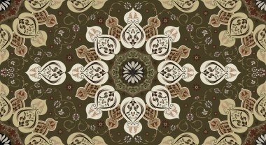 Afrika boho desenli desenli desenli Ikat desenli işlemeli motifler. Etnik faks çiçekli Hint deseni Ikat desenli Etnik desen. Sınır Hindistanı çiçekli Aztek nakış desenleri..