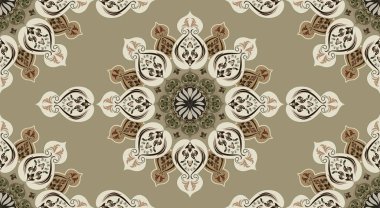 Afrika boho desenli desenli desenli Ikat desenli işlemeli motifler. Etnik faks çiçekli Hint deseni Ikat desenli Etnik desen. Sınır Hindistanı çiçekli Aztek nakış desenleri..