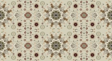 Afrika boho desenli desenli desenli Ikat desenli işlemeli motifler. Etnik faks çiçekli Hint deseni Ikat desenli Etnik desen. Sınır Hindistanı çiçekli Aztek nakış desenleri..