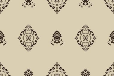 Afrika boho desenli desenli desenli Ikat desenli işlemeli motifler. Etnik faks çiçekli Hint deseni Ikat desenli Etnik desen. Sınır Hindistanı çiçekli Aztek nakış desenleri..