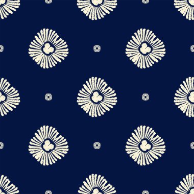 Motifler Afrika boho shibori Ikat desenli nakış sınırı. Etnik ikat çiçekli Shibori desenli Ikat deseni. Sınır Hindistan çiçekli Aztek nakış desenleri. Kusursuz sınır desenleri..