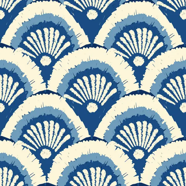 Motifler Afrika boho shibori Ikat desenli nakış sınırı. Etnik ikat çiçekli Shibori desenli Ikat deseni. Sınır Hindistan çiçekli Aztek nakış desenleri. Kusursuz sınır desenleri..