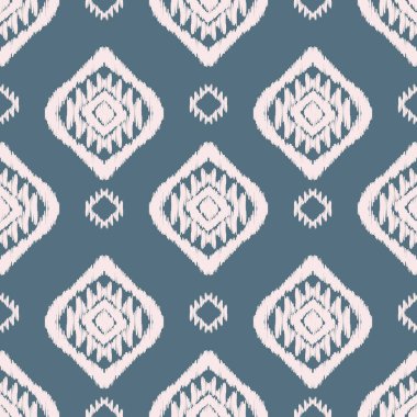 Afrika boho desenli desenli desenli Ikat desenli işlemeli motifler. Etnik faks çiçekli Hint deseni Ikat desenli Etnik desen. Sınır Hindistanı çiçekli Aztek nakış desenleri..