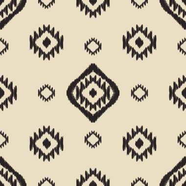 Afrika boho desenli desenli desenli Ikat desenli işlemeli motifler. Etnik faks çiçekli Hint deseni Ikat desenli Etnik desen. Sınır Hindistanı çiçekli Aztek nakış desenleri..