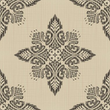 Afrika boho desenli desenli desenli Ikat desenli işlemeli motifler. Etnik faks çiçekli Hint deseni Ikat desenli Etnik desen. Sınır Hindistanı çiçekli Aztek nakış desenleri..