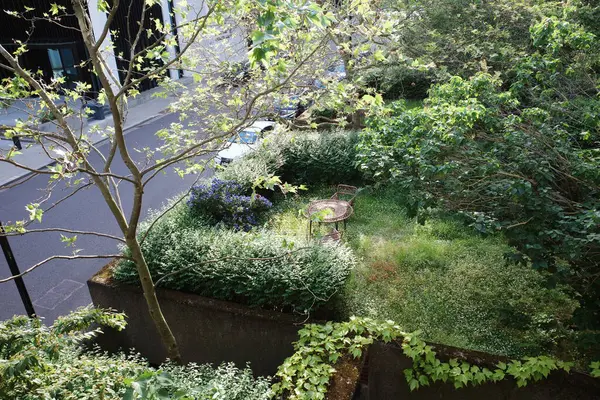 Pencereden bir sokak manzarası