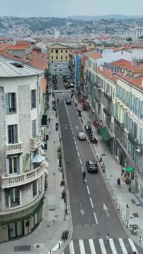 Akdeniz Kıyısındaki Monako Şehrinde Fransa — Stok video