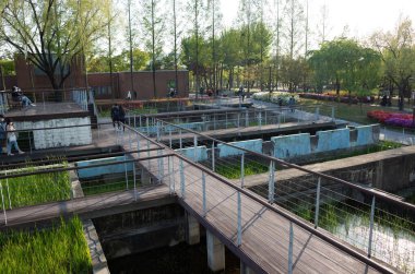 Yazın parkın şehri.