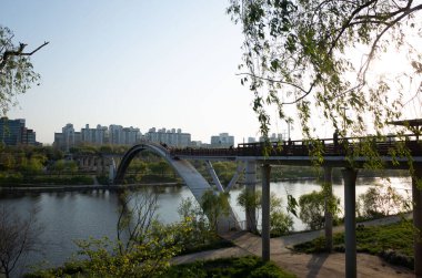 Barselona şehrinin manzarası