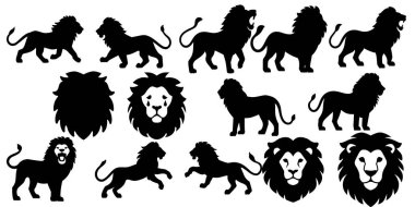 hayvan çizgisi sanat ve siluet tasarımları tasarım, vektör tasarımı 