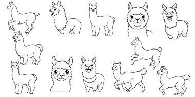 hayvan çizgisi sanat ve siluet tasarımları tasarım, vektör tasarımı 