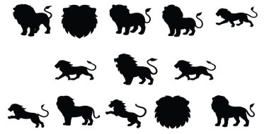 hayvan çizgisi sanat ve siluet tasarımları tasarım, vektör tasarımı 