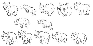 hayvan çizgisi sanat ve siluet tasarımları tasarım, vektör tasarımı 