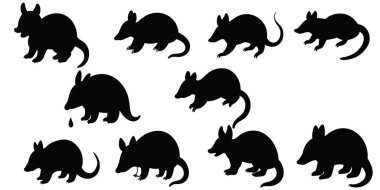 hayvan çizgisi sanat ve siluet tasarımları tasarım, vektör tasarımı 