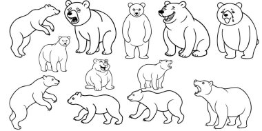 hayvan çizgisi sanat tasarımı, vektör tasarımı 