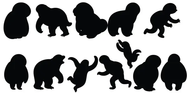 hayvan çizgisi sanat ve siluet tasarımları tasarım, vektör tasarımı 